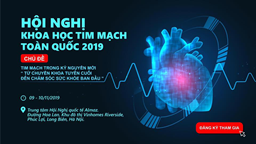 Gian hàng công ty HDN tại hội nghị Tim mạch học Việt Nam T11/2019